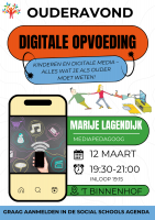 12 maart ouderavond 'Digitaal Opvoeden' - Marije Lagendijk